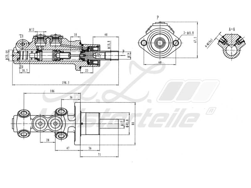 Brake master cylinder